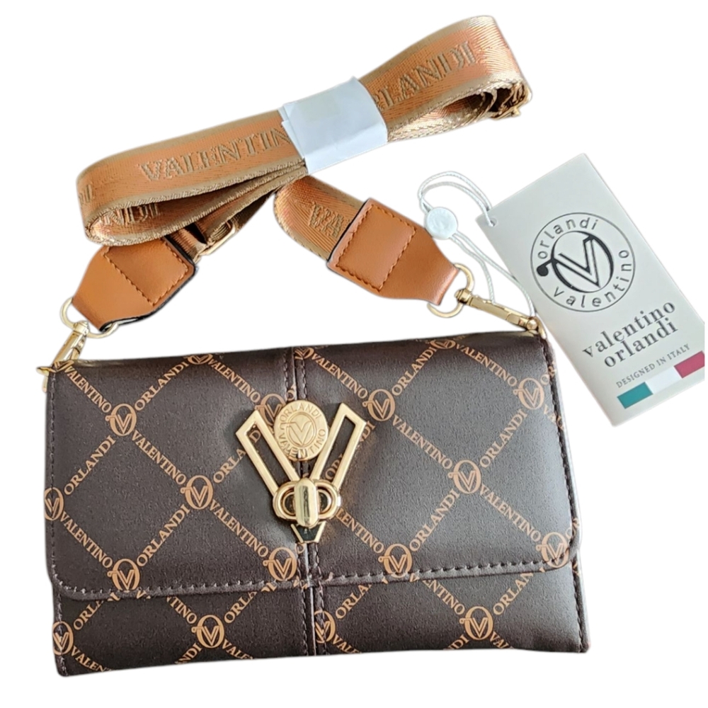 Valentino Orlandi NWT BROWN CROSSBODY - Picture 4 of 16